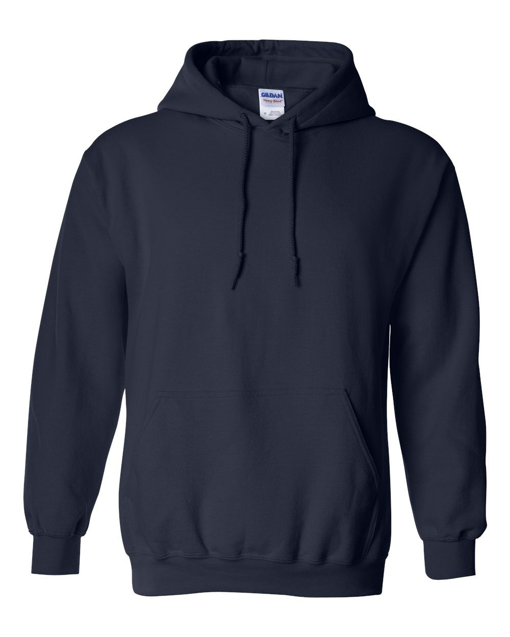 Gildan 50/50 Hoodie - NAVY, Print Options: No Print, Size: XS