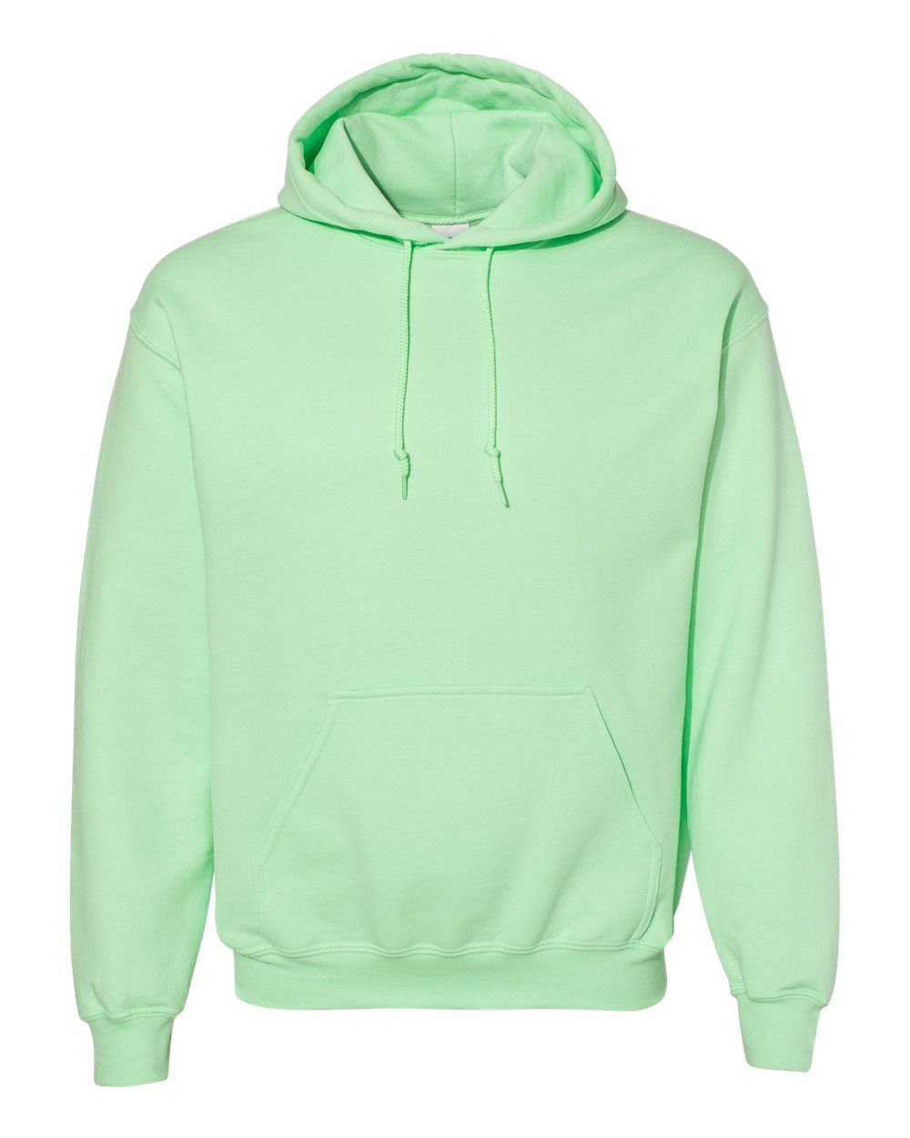 Gildan 50/50 Hoodie - MINT GREEN, Print Options: No Print, Size: XS