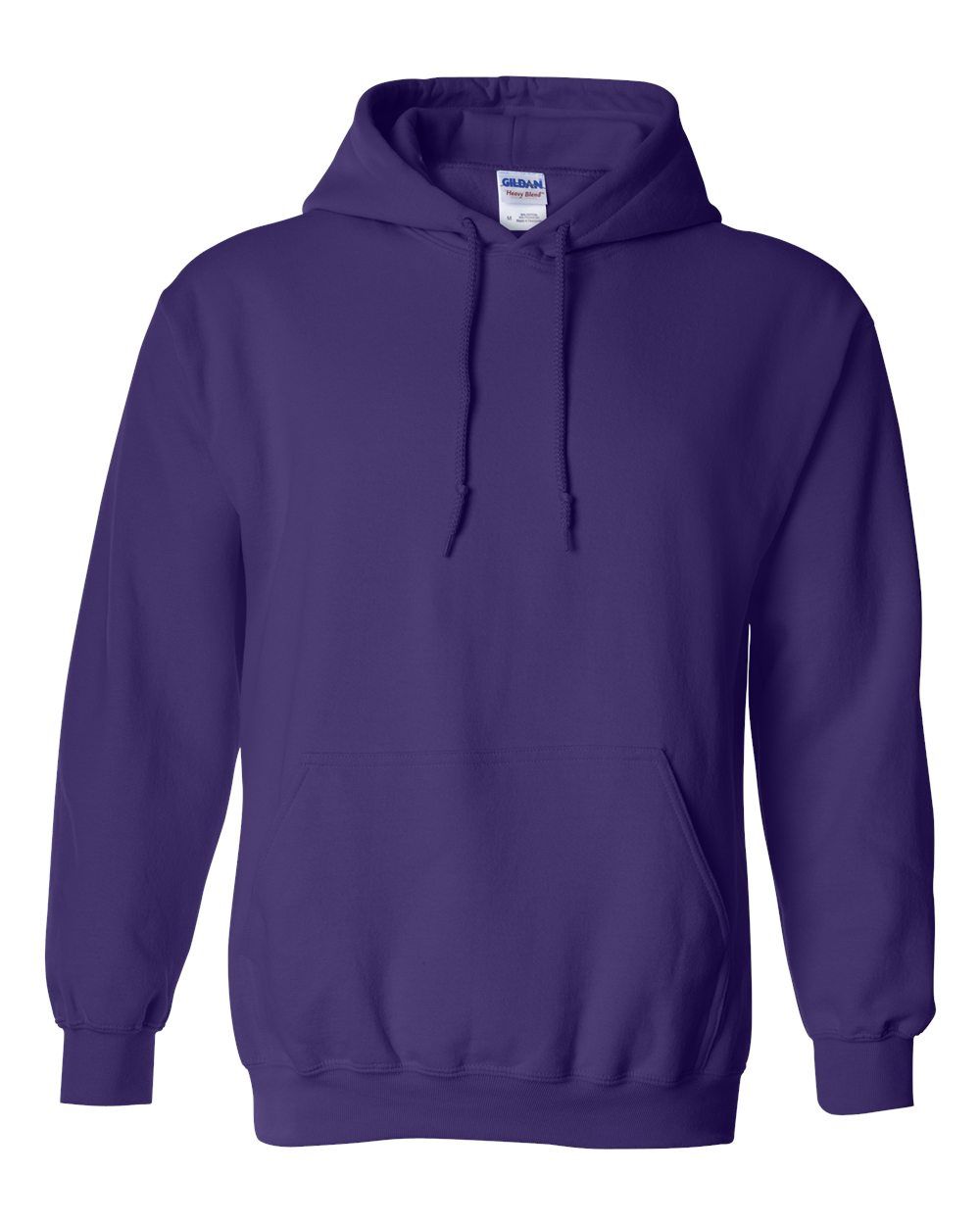 Gildan 50/50 Hoodie - PURPLE, Print Options: No Print, Size: XS