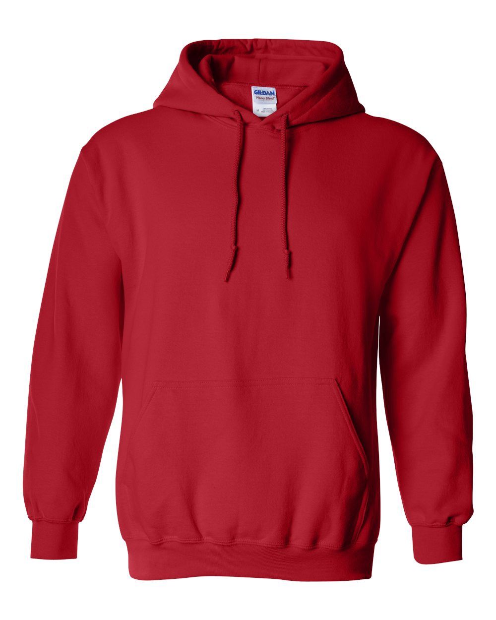 Gildan 50/50 Hoodie - RED, Print Options: No Print, Size: XS
