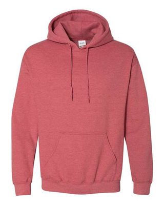 Gildan 50/50 Hoodie - HEATHER SCARLET RED