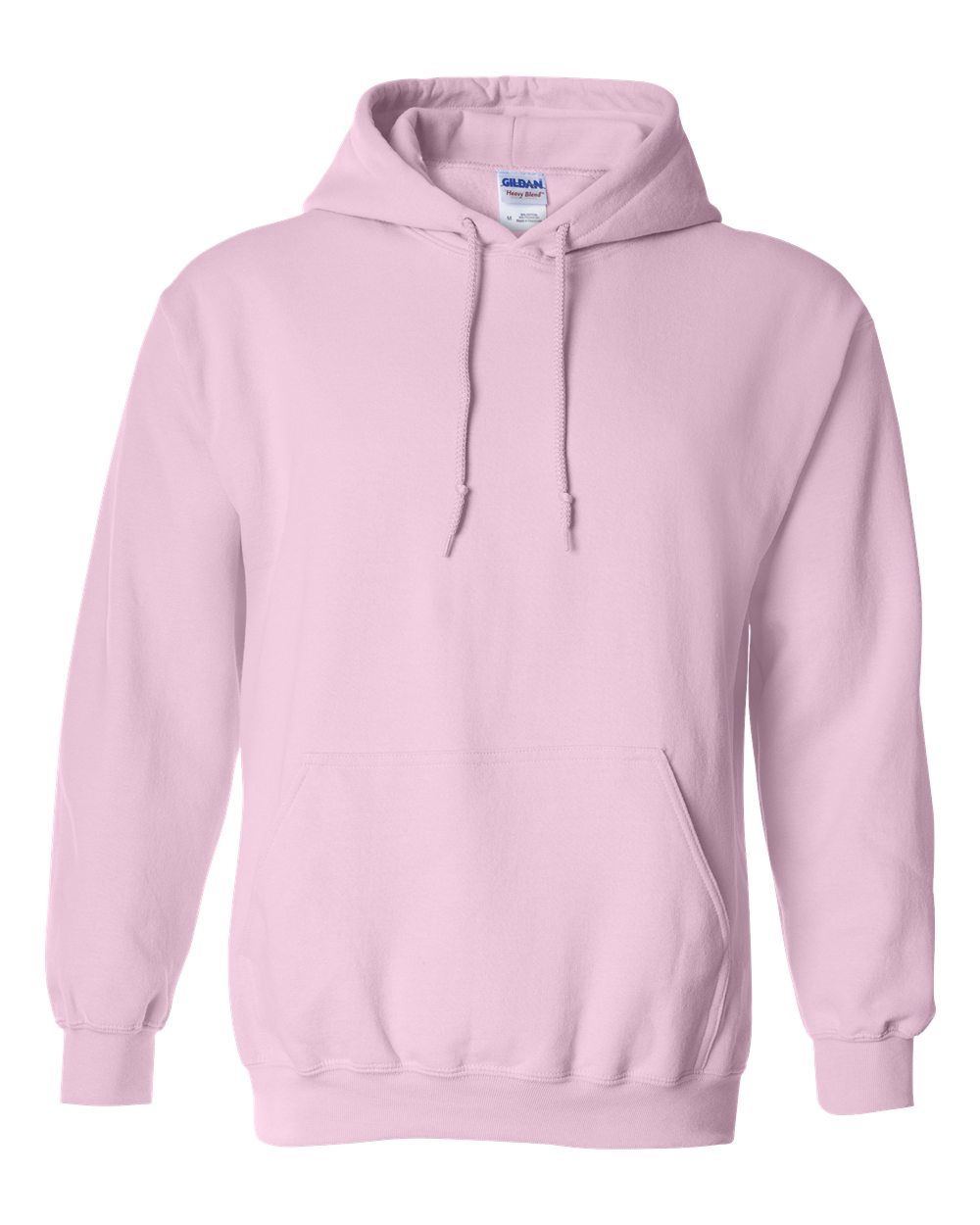 Gildan 50/50 Hoodie - LIGHT PINK, Print Options: No Print, Size: XS