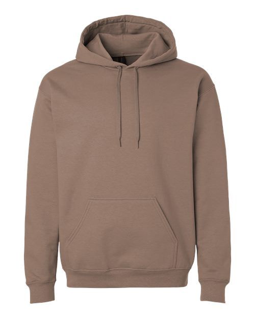 Gildan Softstyle Hoodie - BROWN SAVANA, Print Options: No Print, Size: Small