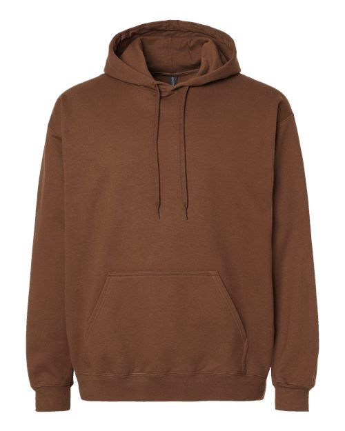 Gildan Softstyle Hoodie - COCOA, Print Options: No Print, Size: Small