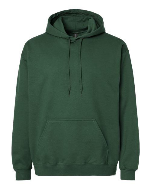 Gildan Softstyle Hoodie - FOREST GREEN, Print Options: No Print, Size: Small
