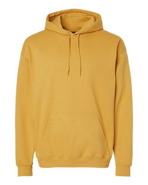 Gildan Softstyle Hoodie - MUSTARD, Print Options: No Print, Size: Small