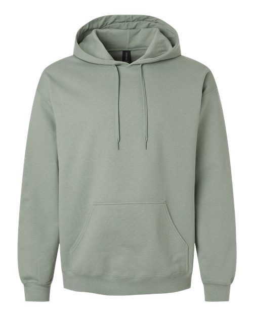 Gildan Softstyle Hoodie - SAGE, Print Options: No Print, Size: Small