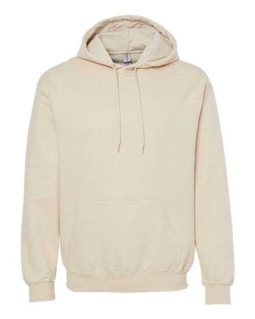 Gildan Softstyle Hoodie - SAND, Print Options: No Print, Size: Small