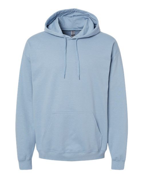 Gildan Softstyle Hoodie - STONE BLUE, Print Options: No Print, Size: Small