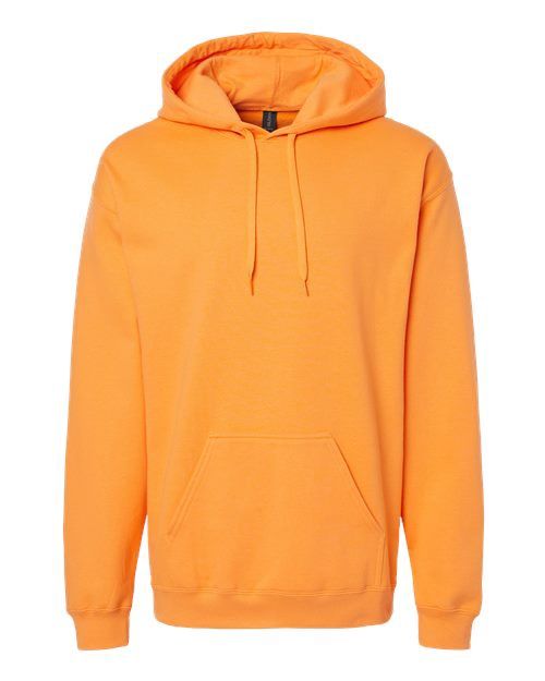 Gildan Softstyle Hoodie - TANGERINE, Print Options: No Print, Size: Small