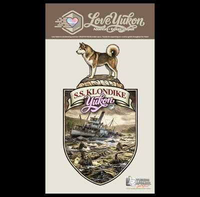 Love Yukon Sticker - SS Klondike Crest