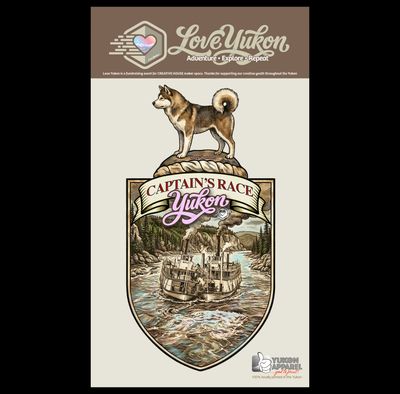Love Yukon Sticker - Captains Race Crest