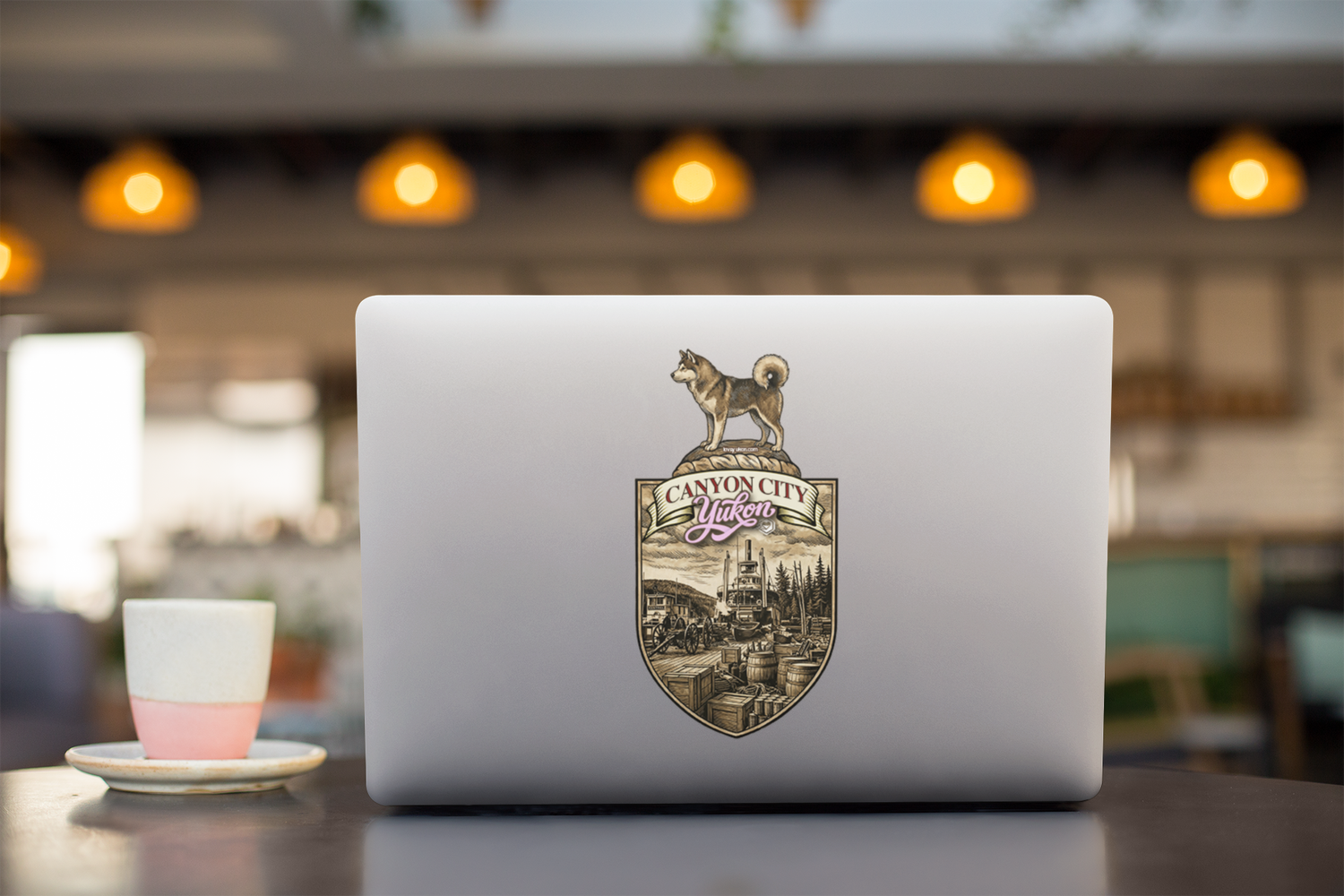 Love Yukon Sticker - Canyon City Crest