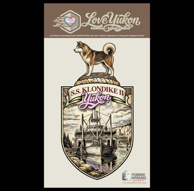 Love Yukon Sticker - SS Klondike 2 Crest
