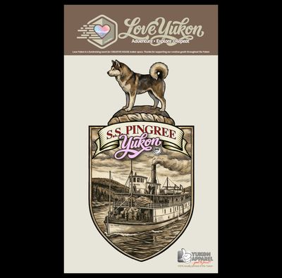 Love Yukon Sticker - SS Pingree Crest