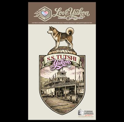 Love Yukon Sticker - SS Tutshi Crest