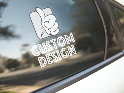 Custom 8" x 8" Decal - 6 Pieces