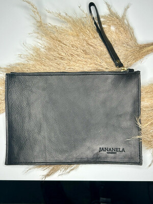 Pochette LARGE in cuoio