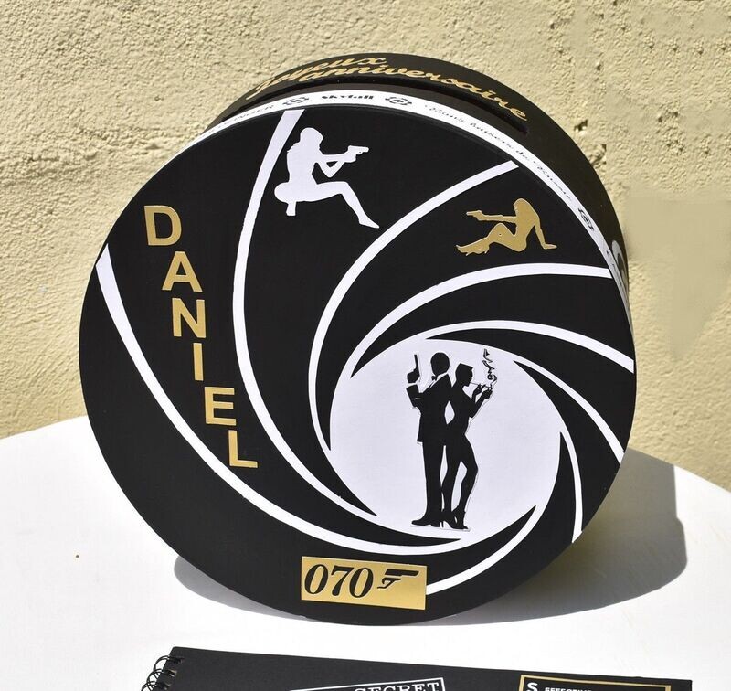 urne anniversaire 70 ans James bond