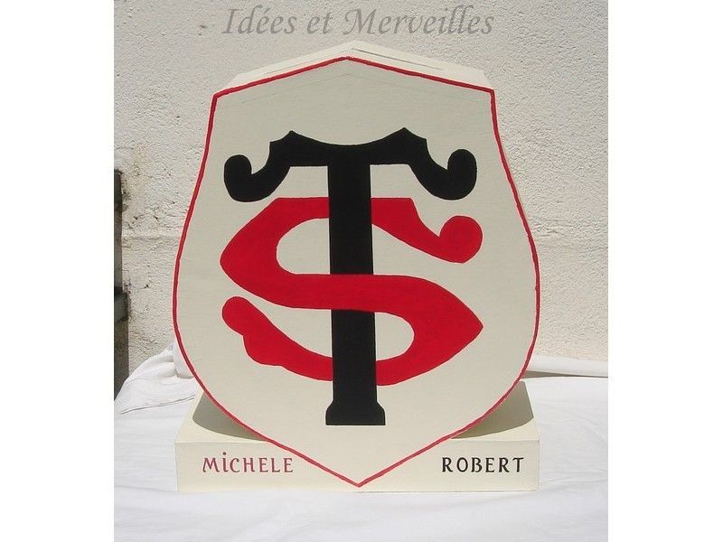 urne rugby logo stade toulousain