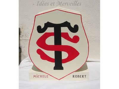 urne rugby logo stade toulousain