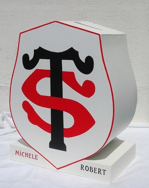 Urne Logo Stade Toulousain Urne Logo Stade Toulousain