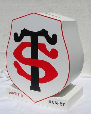 Urne Logo Stade Toulousain Urne Logo Stade Toulousain