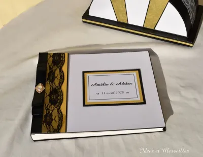 Livre d'or Gatsby Art déco