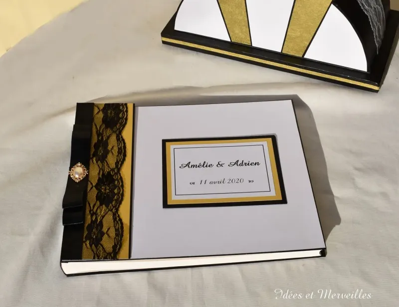 Livre d'or Gatsby Art déco