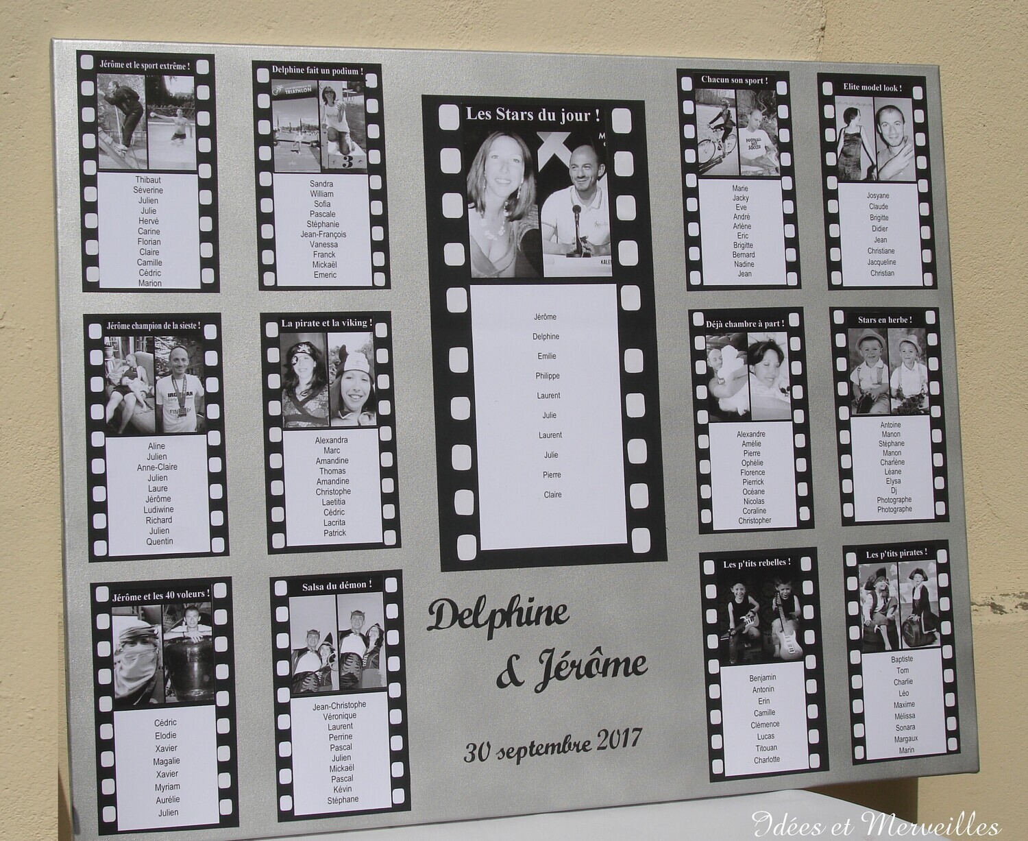 Plan de table Cinéma Plan de table Cinéma
