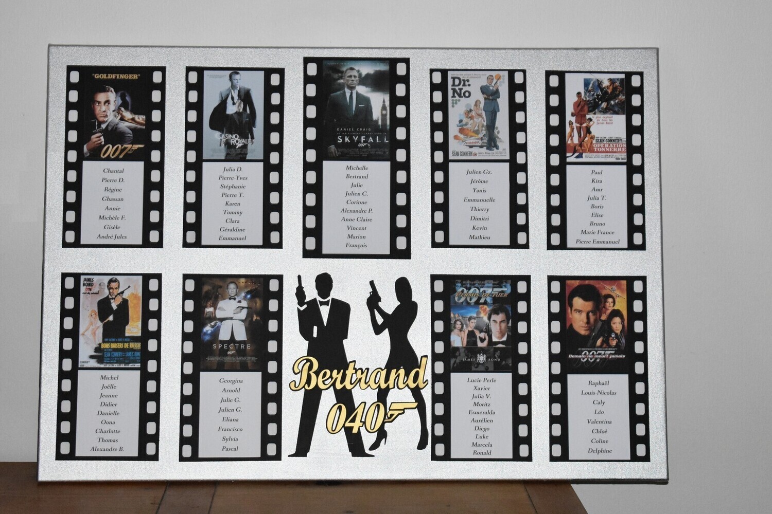Plan de table James Bond Plan de table James Bond