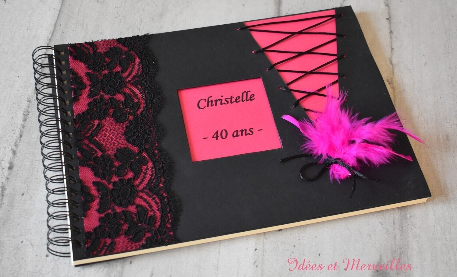 Livre d'or Cabaret livre d'or mariage thème cabaret