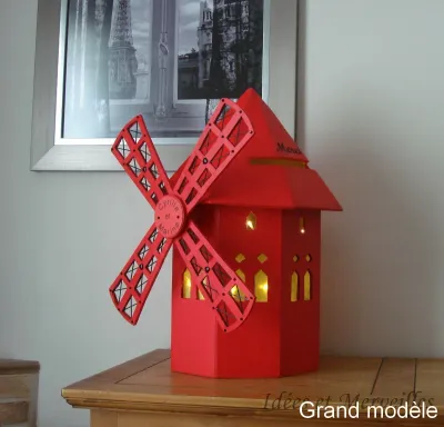 Urne Moulin Rouge Urne Moulin Rouge