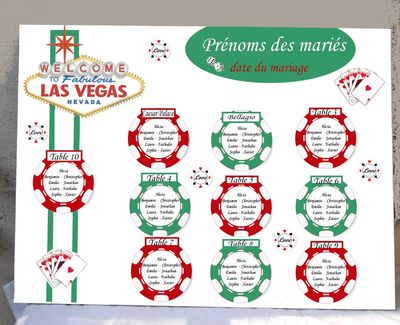 Plan de table LAS VEGAS