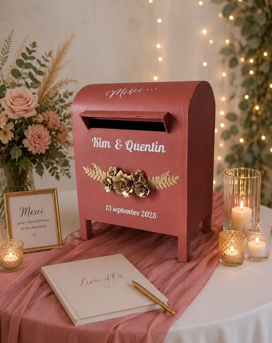 Boite aux lettres mariage
