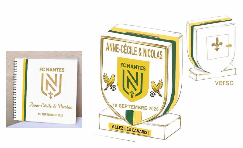 Pack urne + livre d'or FC Nantes Pack urne + livre d'or FC Nantes