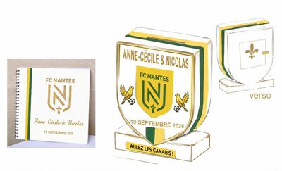 Pack urne + livre d'or FC Nantes Pack urne + livre d'or FC Nantes