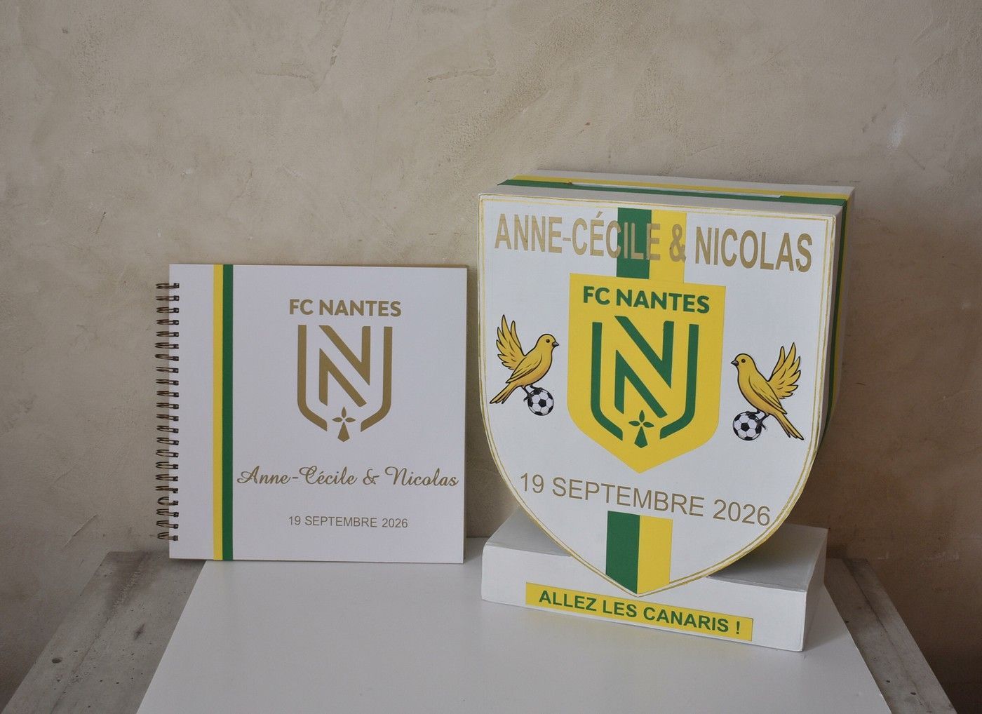 Pack urne + livre d'or FC Nantes Pack urne + livre d'or FC Nantes