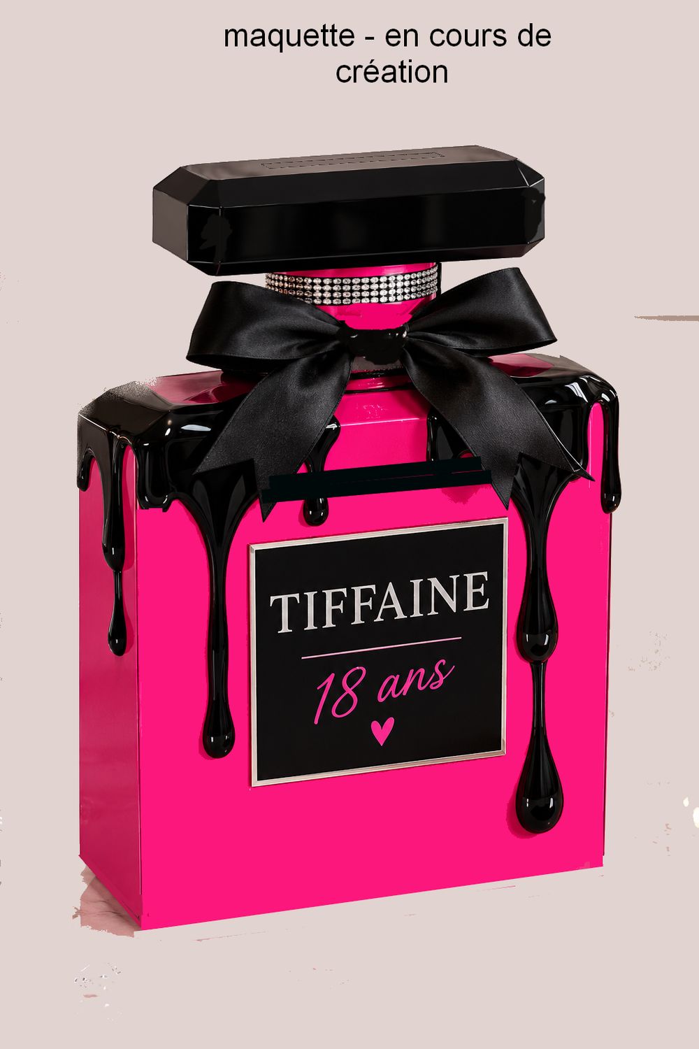Urne Bouteille de Parfum Personnalisée – Chic & Choc