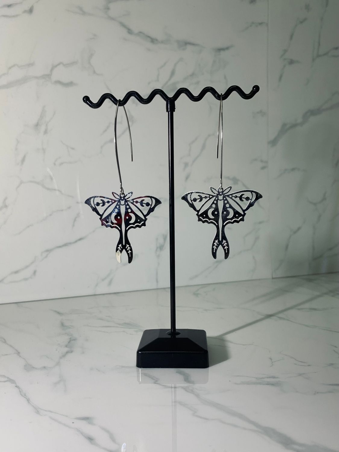 Pendientes moon moth
