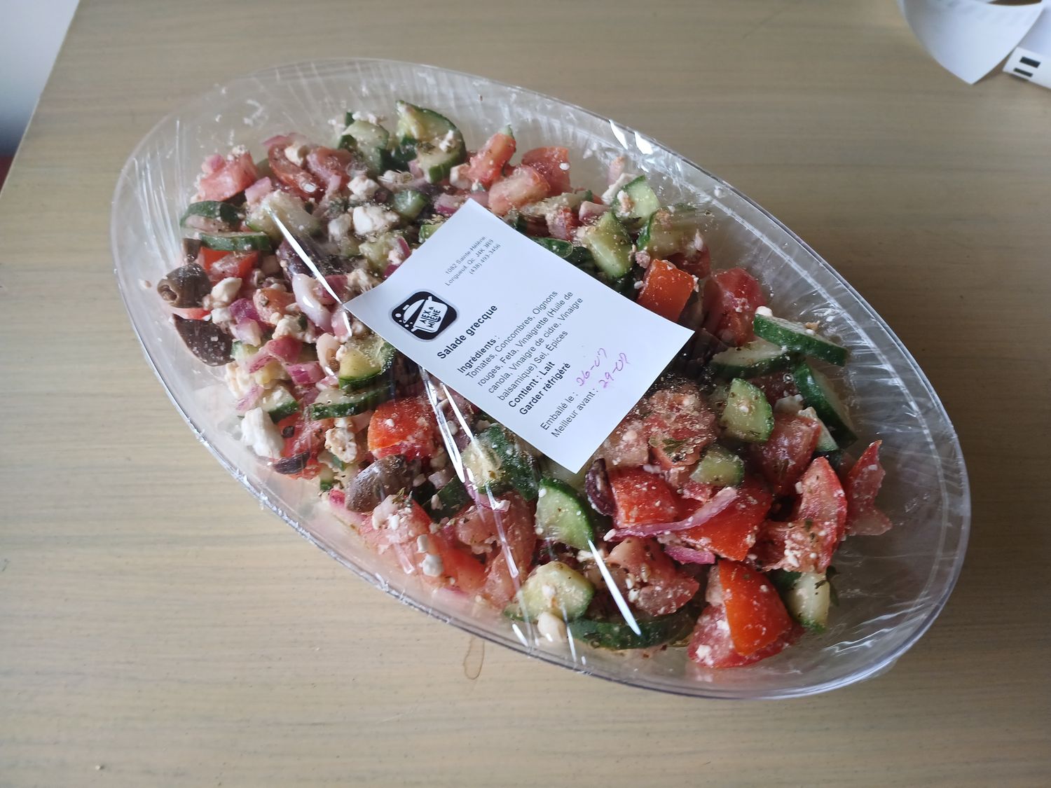 Salade grecque - 8 à 10 portions