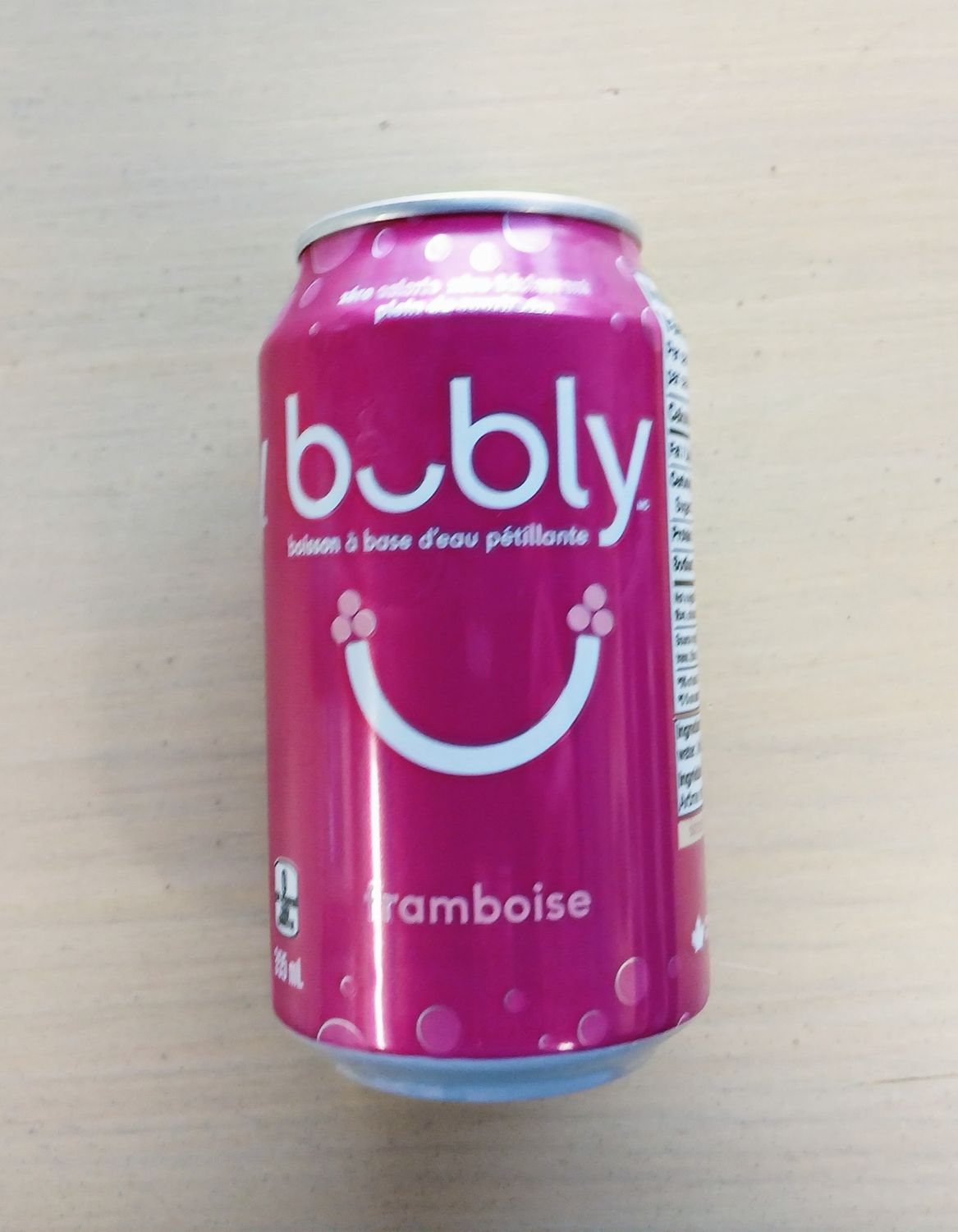 Bubly framboise