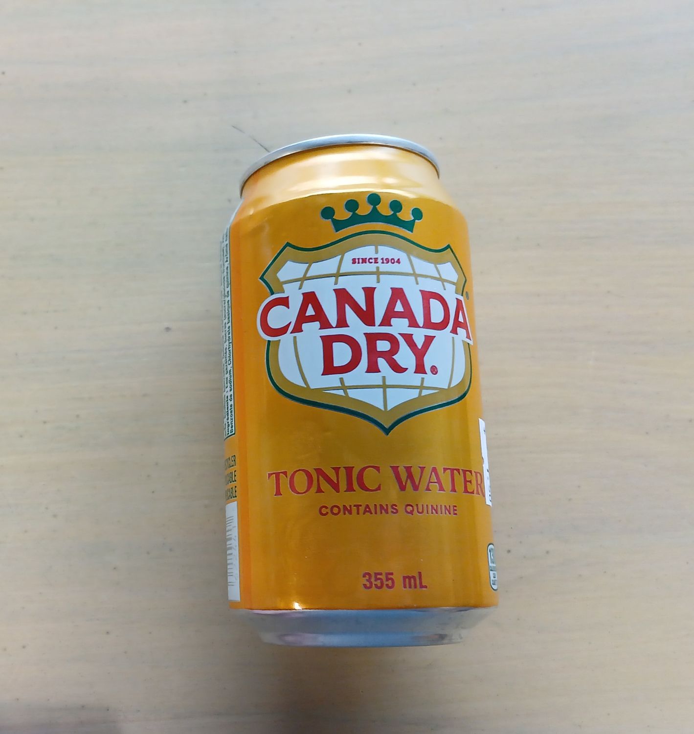 Soda tonique Canada Dry