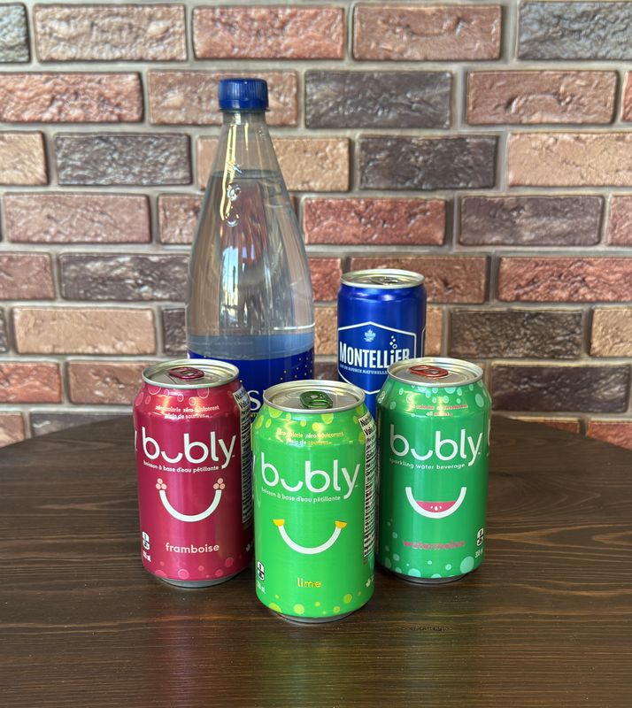 Eaux pétillantes aromatisées