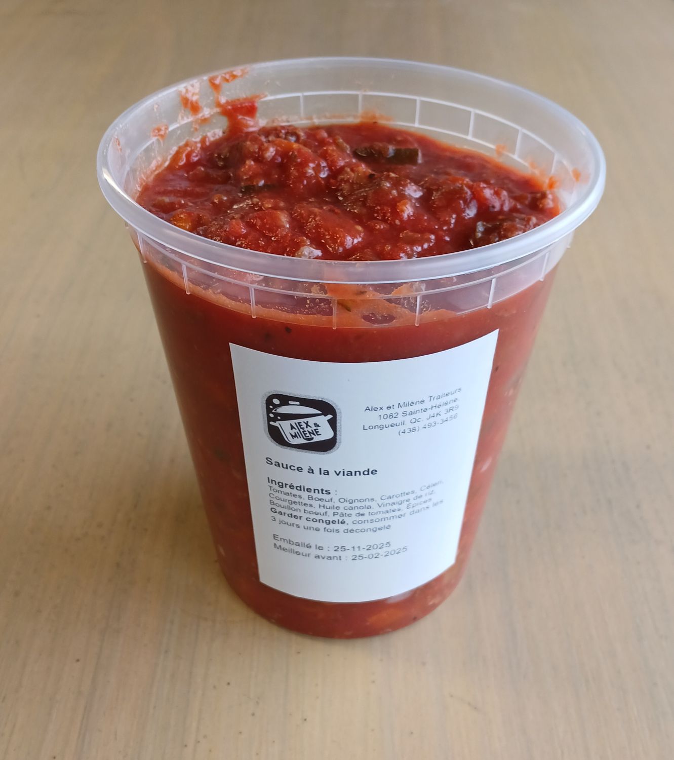 Sauce à la viande pour pâtes