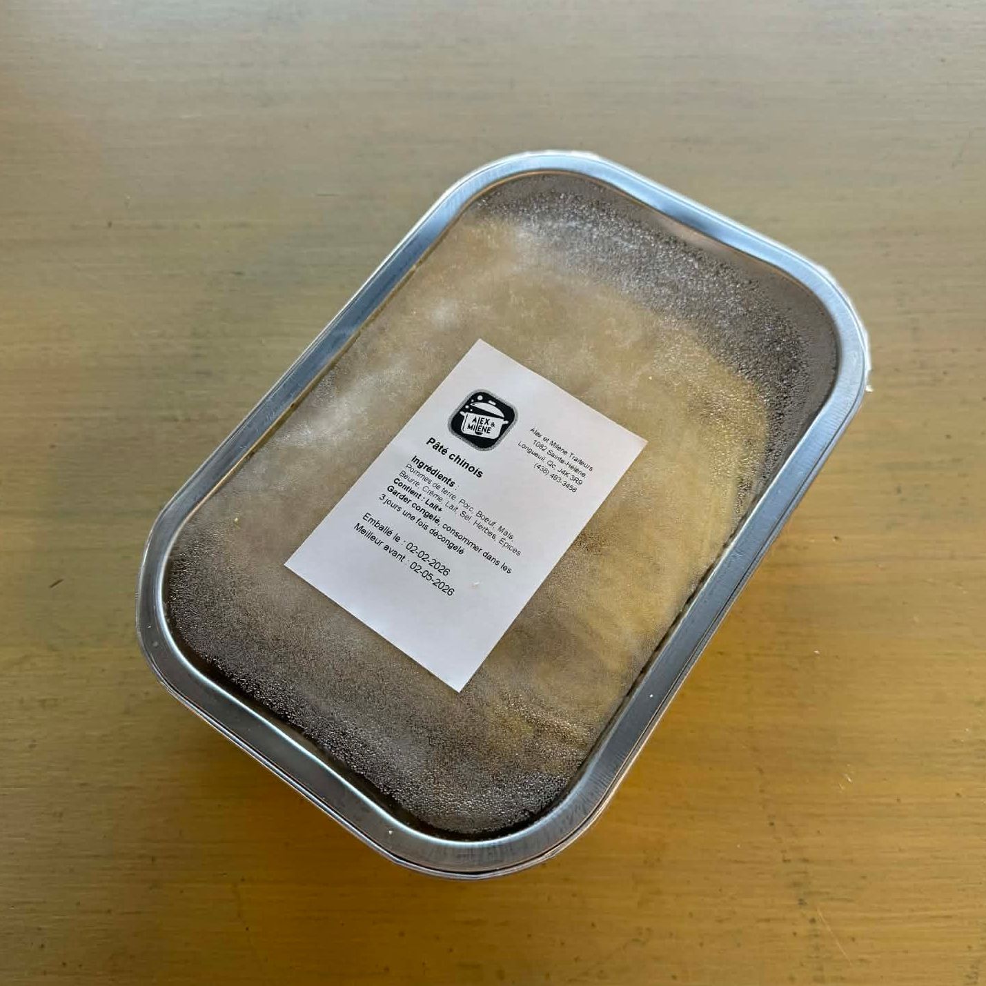 Pâté chinois - 1 portion