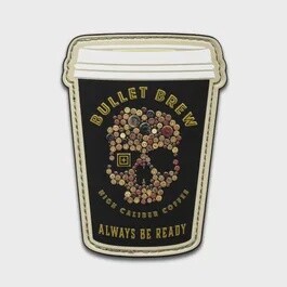5.11 Morale Patch Bullet Brew Patch