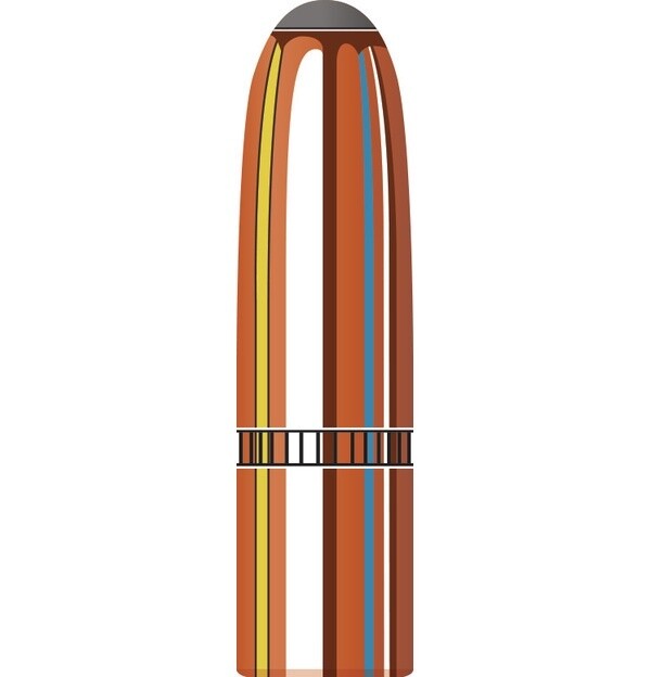 Hornady 338 cal 250 grain RN Projectiles 100 pack