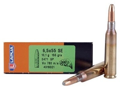 LAPUA AMMO 6.5X55 155GR MEGA 20pk