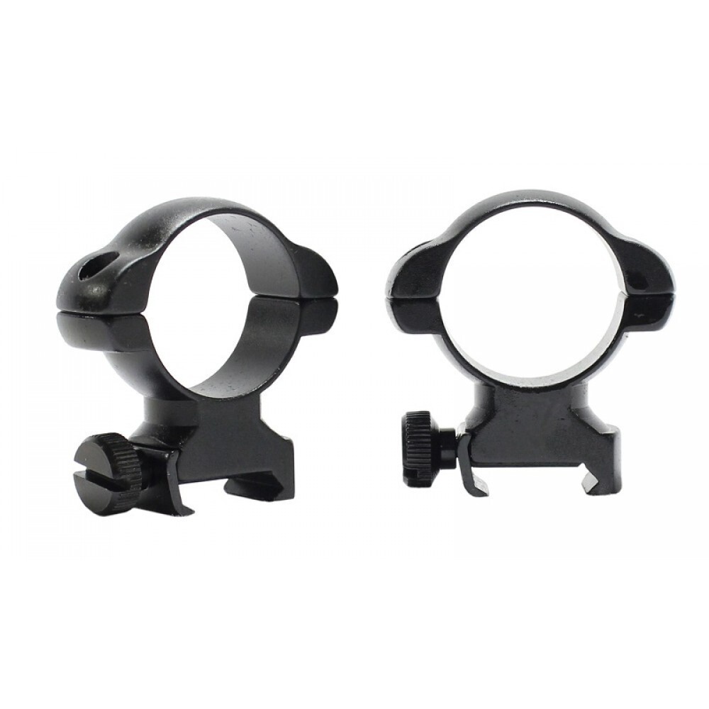 Pecar Optics 30mm Scope Rings High Weaver Style Steel with Nut